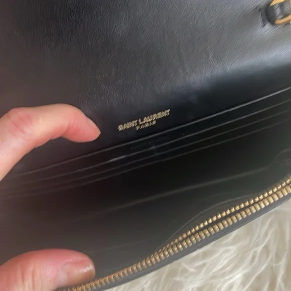 YSL Kate Crocodile Wallet on Chain - Picture 12 of 16